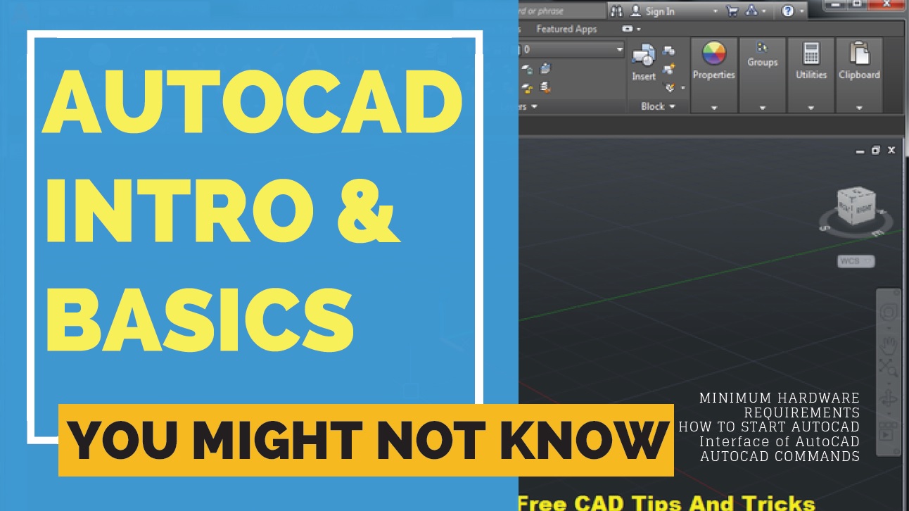 introduction-and-basics-of-autocad-free-cad-tips-and-tricks